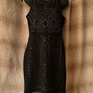 Studded Cocktail Party Dress